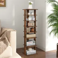 Etajeră pentru încălțăminte Costway JZ10140 CF 110 x 28.5 x 25.5 /Rustic Brown /Rustic Brown photo 2