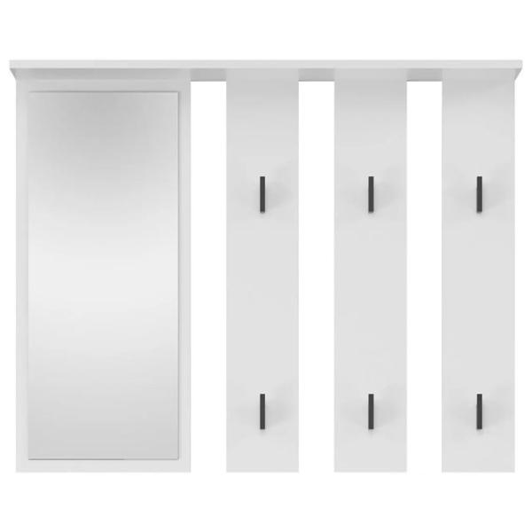 Вешалка с зеркалом TopEshop Parma ЛДСП / Белый photo 2
