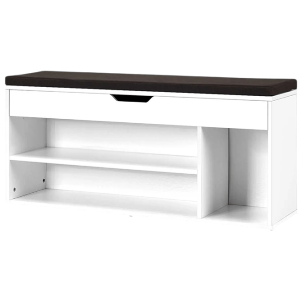 Стеллаж для обуви Costway JV11726 WH 48 x 104 x 30см /White /Белый photo 1