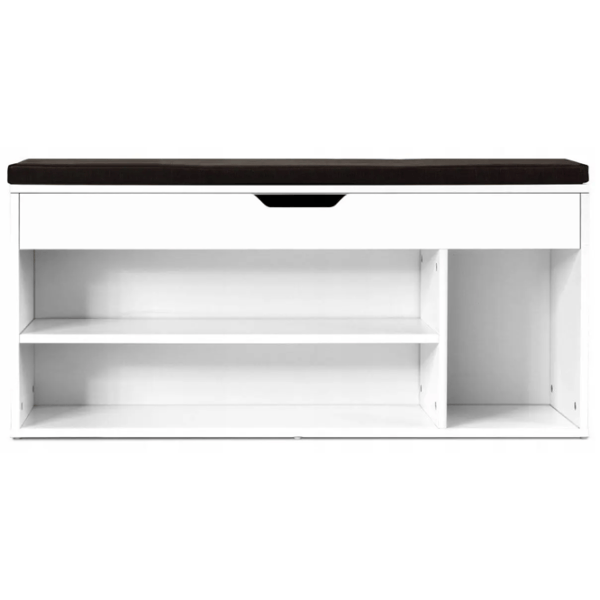 Стеллаж для обуви Costway JV11726 WH 48 x 104 x 30см /White /Белый photo 2