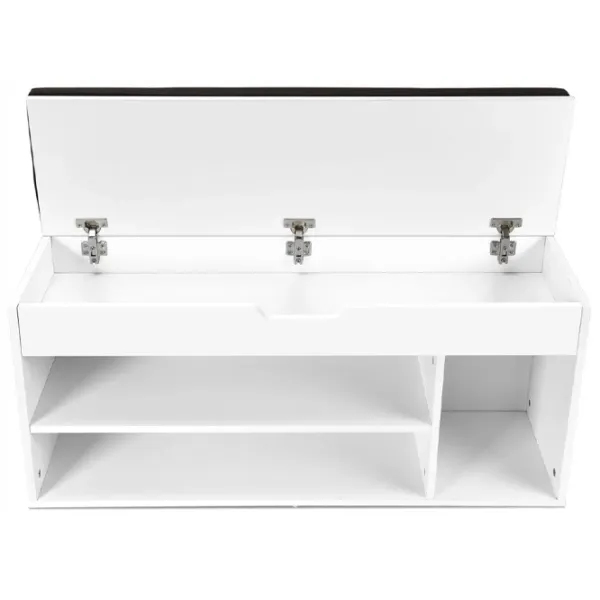 Стеллаж для обуви Costway JV11726 WH 48 x 104 x 30см /White /Белый photo 3