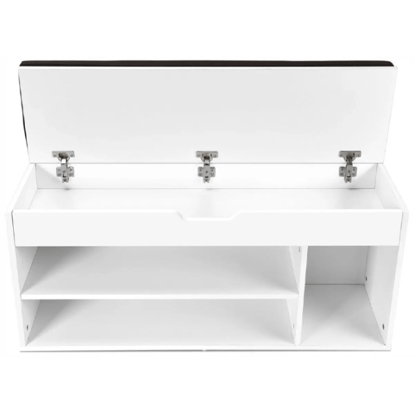 Стеллаж для обуви Costway JV11726 WH 48 x 104 x 30см /White /Белый photo 3