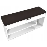 Стеллаж для обуви Costway JV11726 WH 48 x 104 x 30см /White /Белый photo 4