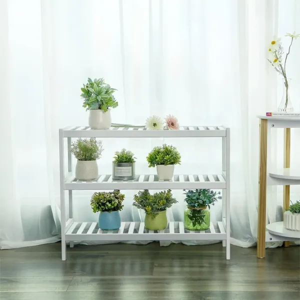 Etajeră pentru încălțăminte Songmics LBS13W 55 x 70 x 26 /White /White photo 4