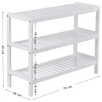 Etajeră pentru încălțăminte Songmics LBS13W 55 x 70 x 26 /White /White photo 6