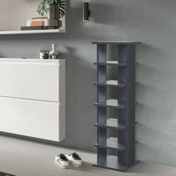 Etajeră pentru încălțăminte Modern Komfi 100 x 28 x 28 /Anthracite /Gray photo 2