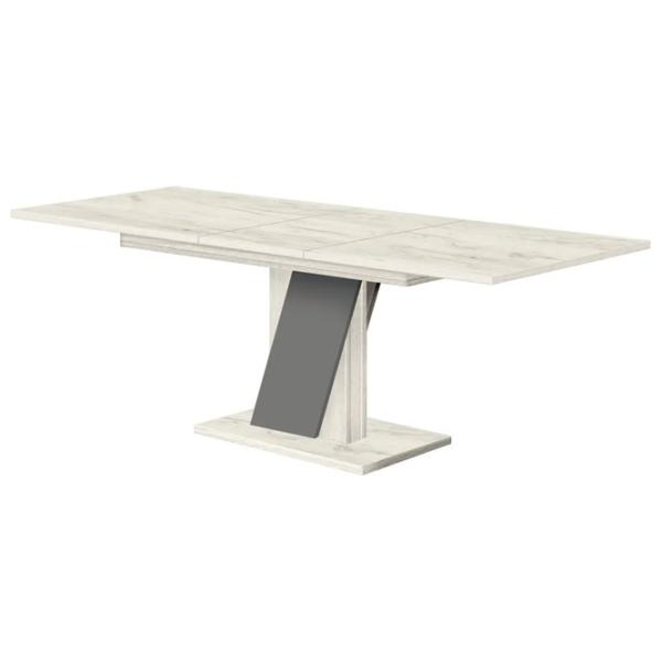 Masă de bucătărie extensibilă Modern Slider  PAL/ Stejar Craft Alb photo 2