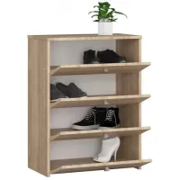 Tumbă pentru încălțăminte Akord 4 80 x 60 x 33 /Stejar Sonoma /Stejar Sonoma photo 3
