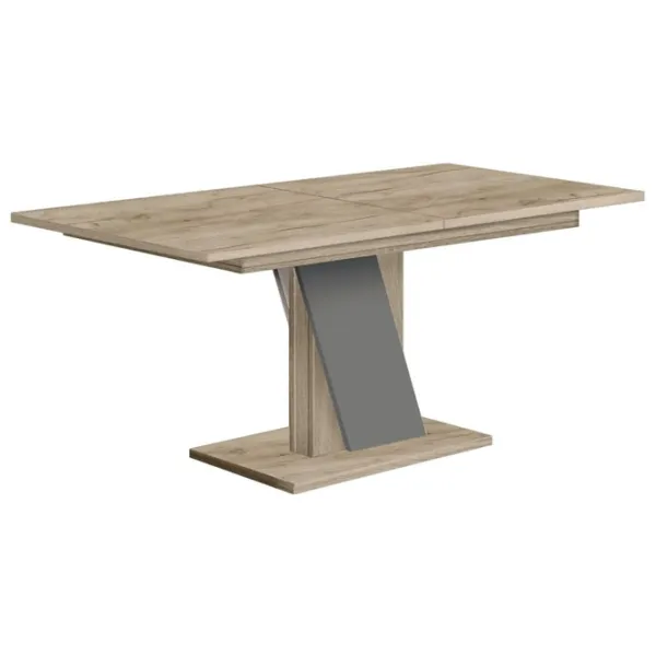 Masă de bucătărie extensibilă Modern Slider  PAL/ Stejar Craft Gri photo 2