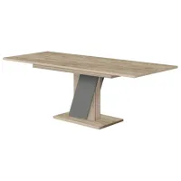 Masă de bucătărie extensibilă Modern Slider PAL/ Stejar Craft Gri photo 3