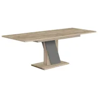 Masă de bucătărie extensibilă Modern Slider PAL/ Stejar Craft Gri photo 4