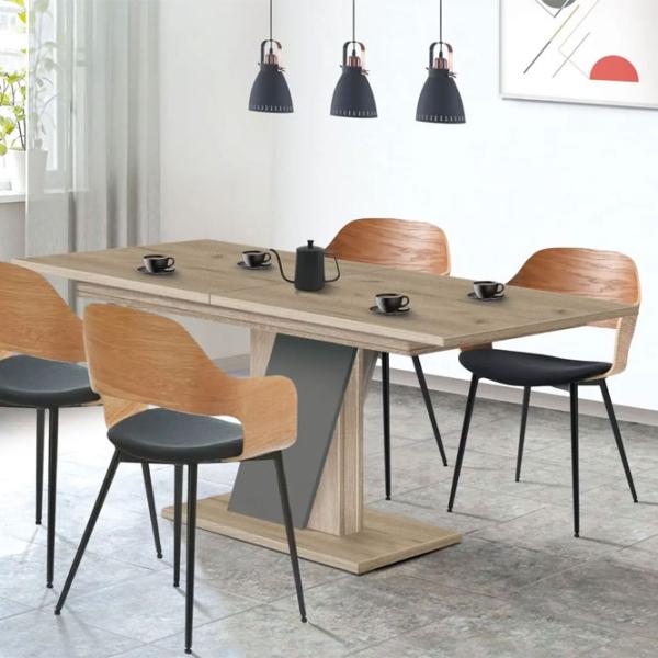 Masă de bucătărie extensibilă Modern Slider  PAL/ Stejar Craft Gri photo 8