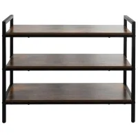 Стеллаж для обуви Ruhhy 27038 58.5 x 79 x 30см /Black /Черный