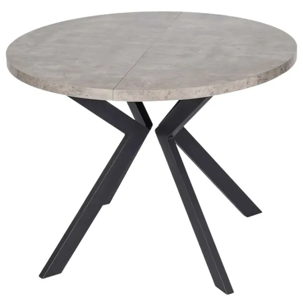 Masă de bucătărie extensibilă Mebel Elite Lukas 250 MDF/ Concrete photo 1