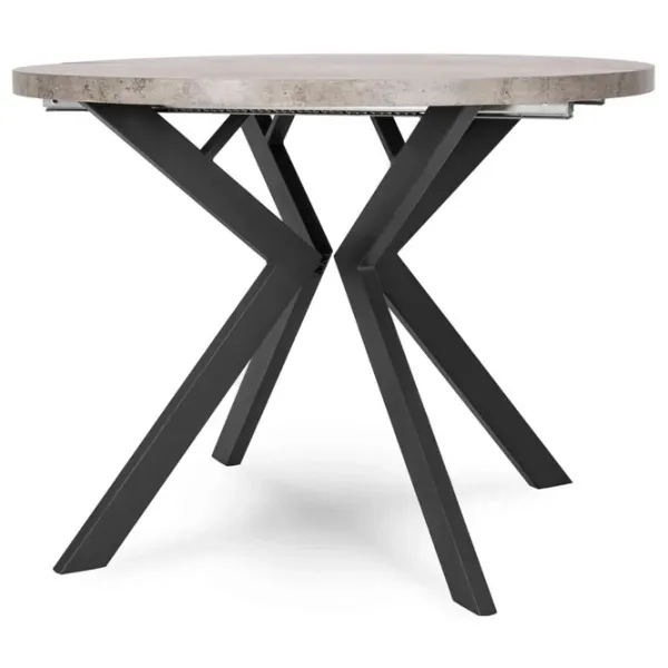 Masă de bucătărie extensibilă Mebel Elite Lukas 250 MDF/ Concrete photo 5