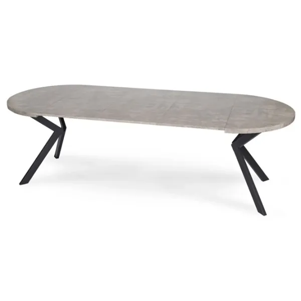Masă de bucătărie extensibilă Mebel Elite Lukas 250 MDF/ Concrete photo 6
