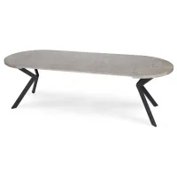 Masă de bucătărie extensibilă Mebel Elite Lukas 250 MDF/ Concrete photo 6