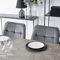 Masă de bucătărie extensibilă Mebel Elite Lukas 250 MDF/ Concrete photo 11