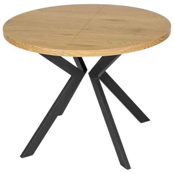 Кухонный стол раскладной Mebel Elite Lukas 250 МДФ/ Дуб Крафт Золотой photo 1