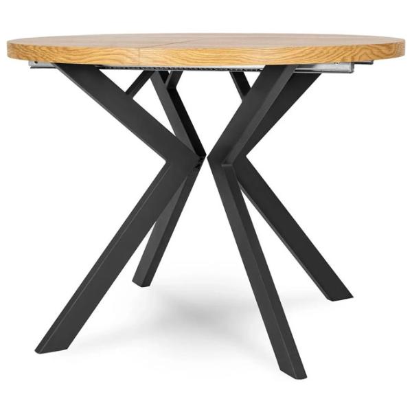 Кухонный стол раскладной Mebel Elite Lukas 250 МДФ/ Дуб Крафт Золотой photo 4