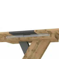 Masă de bucătărie extensibilă Signal Exel PAL/ Stejar artisan photo 5