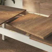 Masă de bucătărie extensibilă Ikea Alhult PAL/ Brown photo 2