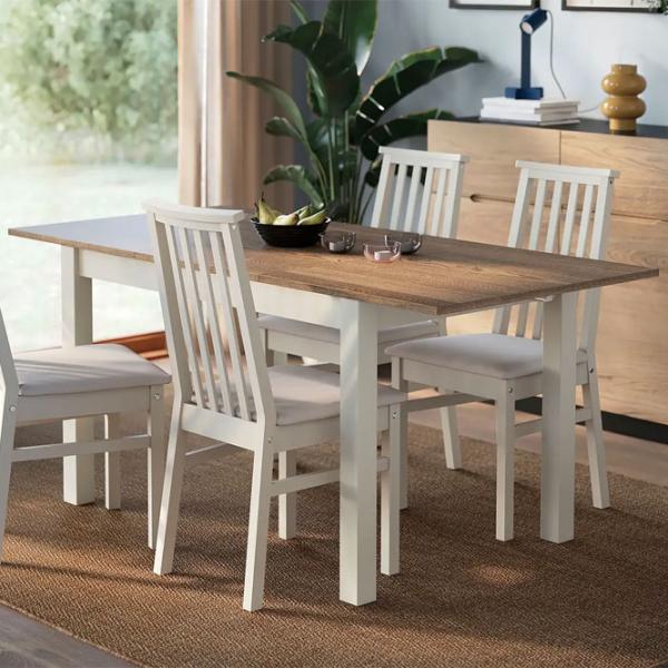 Masă de bucătărie extensibilă Ikea Alhult PAL/ Brown photo 3