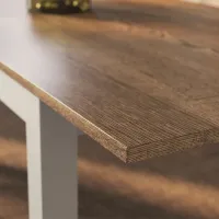 Masă de bucătărie extensibilă Ikea Alhult PAL/ Brown photo 4