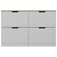 Обувной шкаф Trendy April 79.2 x 120.5 x 30см /White /Белый