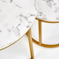 Set măsuțe de cafea Halmar Paola 2 5637849 Marble photo 6