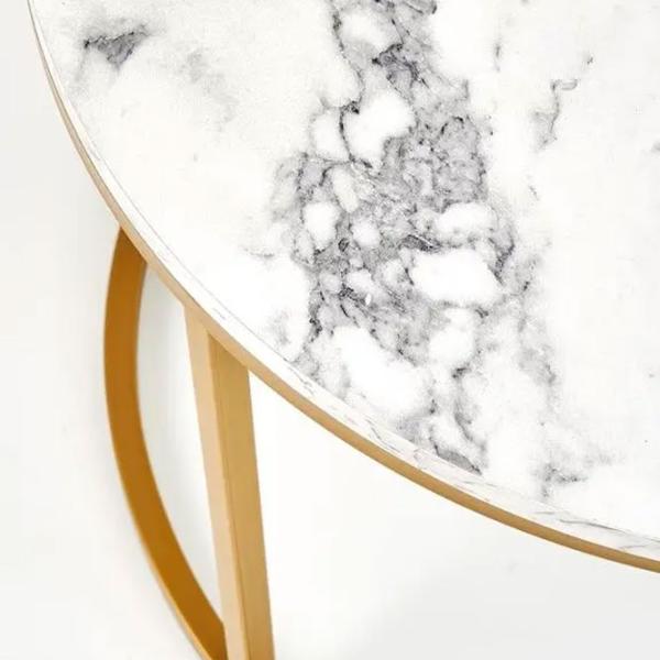 Set măsuțe de cafea Halmar Paola 2 5637849 Marble photo 8
