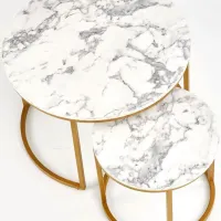 Set măsuțe de cafea Halmar Paola 2 5637849 Marble photo 10