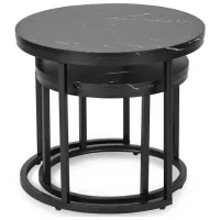 Set măsuțe de cafea Mebel Elite Mauro 5718118 Black marble photo 6