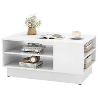 Журнальный столик Costway JV12355WH 5804373 Белый