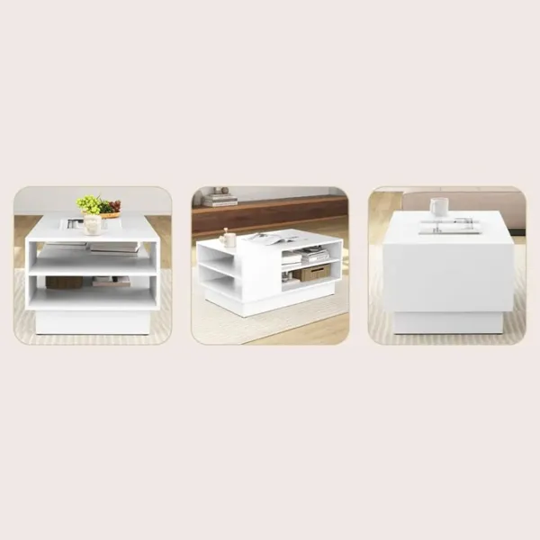 Măsuță de cafea Costway JV12355WH 5804373 White photo 3