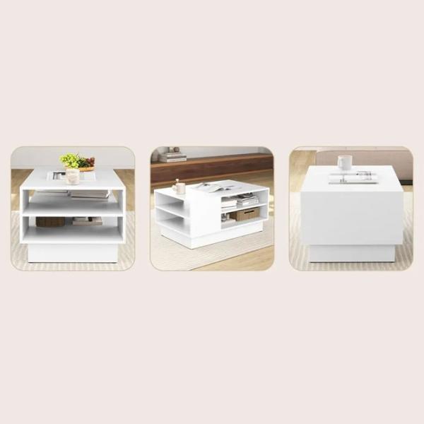 Măsuță de cafea Costway JV12355WH 5804373 White photo 3
