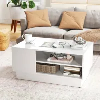 Măsuță de cafea Costway JV12355WH 5804373 White photo 4