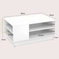 Măsuță de cafea Costway JV12355WH 5804373 White photo 5