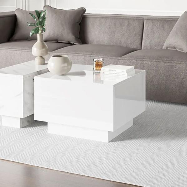 Măsuță de cafea Prospero Moon 5843699 White Gloss photo 3