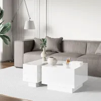 Măsuță de cafea Prospero Moon 5843699 White Gloss photo 4