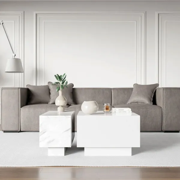 Măsuță de cafea Prospero Moon 5843699 White Gloss photo 5