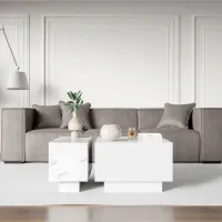 Măsuță de cafea Prospero Moon 5843699 White Gloss photo 5