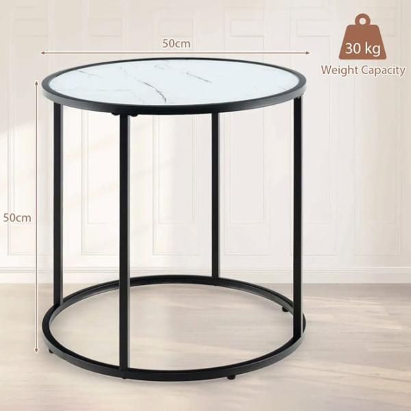 Măsuță de cafea Costway HV10529WH 5798510 White photo 4