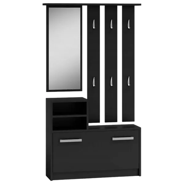 Dulap pentru antreu TopEshop Gar LPAL / Black photo 1