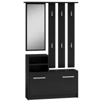 Dulap pentru antreu TopEshop Gar LPAL / Black