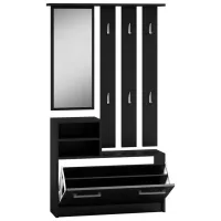 Dulap pentru antreu TopEshop Gar LPAL / Black photo 2