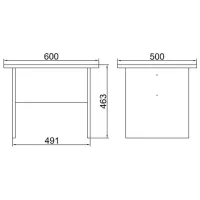 Măsuță de cafea Mirage Design Vario VO2-OB 5868740 Oak photo 4