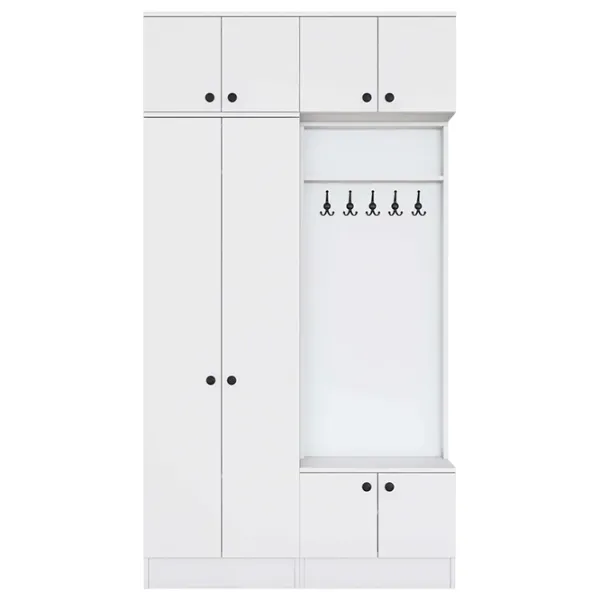 Dulap pentru antreu Mirage Meble EA145 LPAL / White photo 1