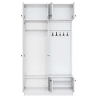 Dulap pentru antreu Mirage Meble EA145 LPAL / White photo 3
