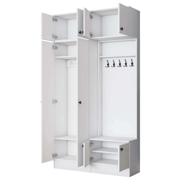 Dulap pentru antreu Mirage Meble EA145 LPAL / White photo 4